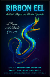 Ribbon Eel Nature's Elegance Poster