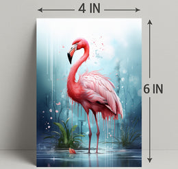 The Majestic Flamingo Poster