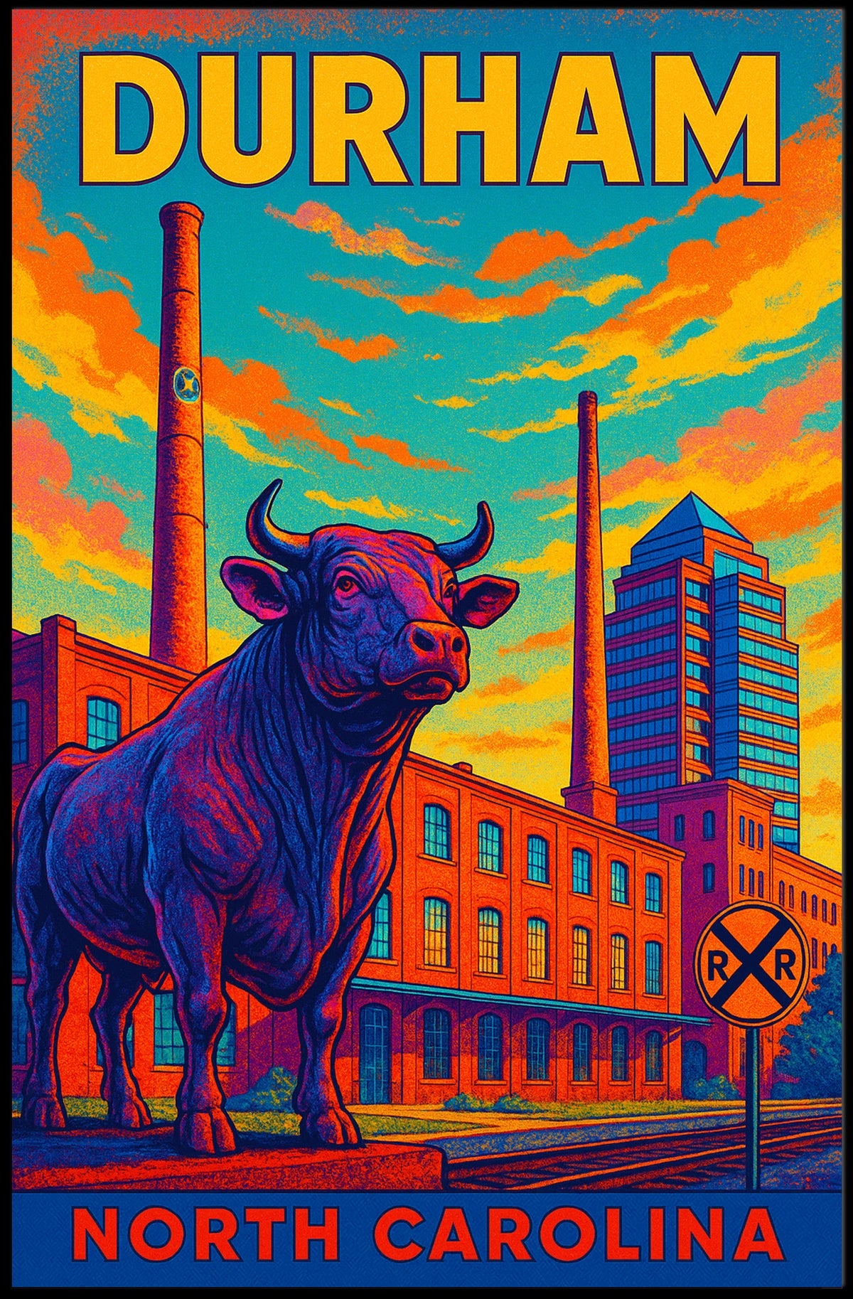 Durham, North Carolina Poster