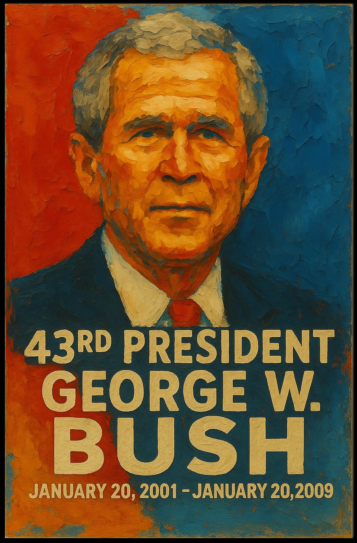 Donald Trump Resolute Oval Office Patriotic Poster