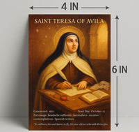 Saint Teresa of Avila Patron Saint Poster PosterGoat