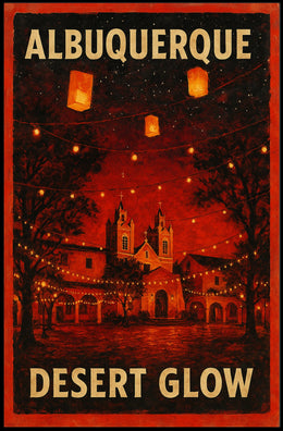 Desert Glow in Albuquerque Poster