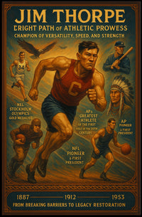 Celebrating Jim Thorpe's Legacy Poster