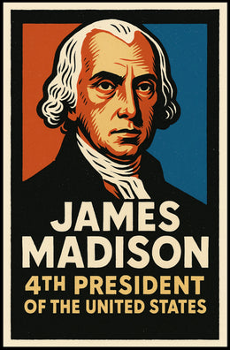 James Madison 4th President Poster