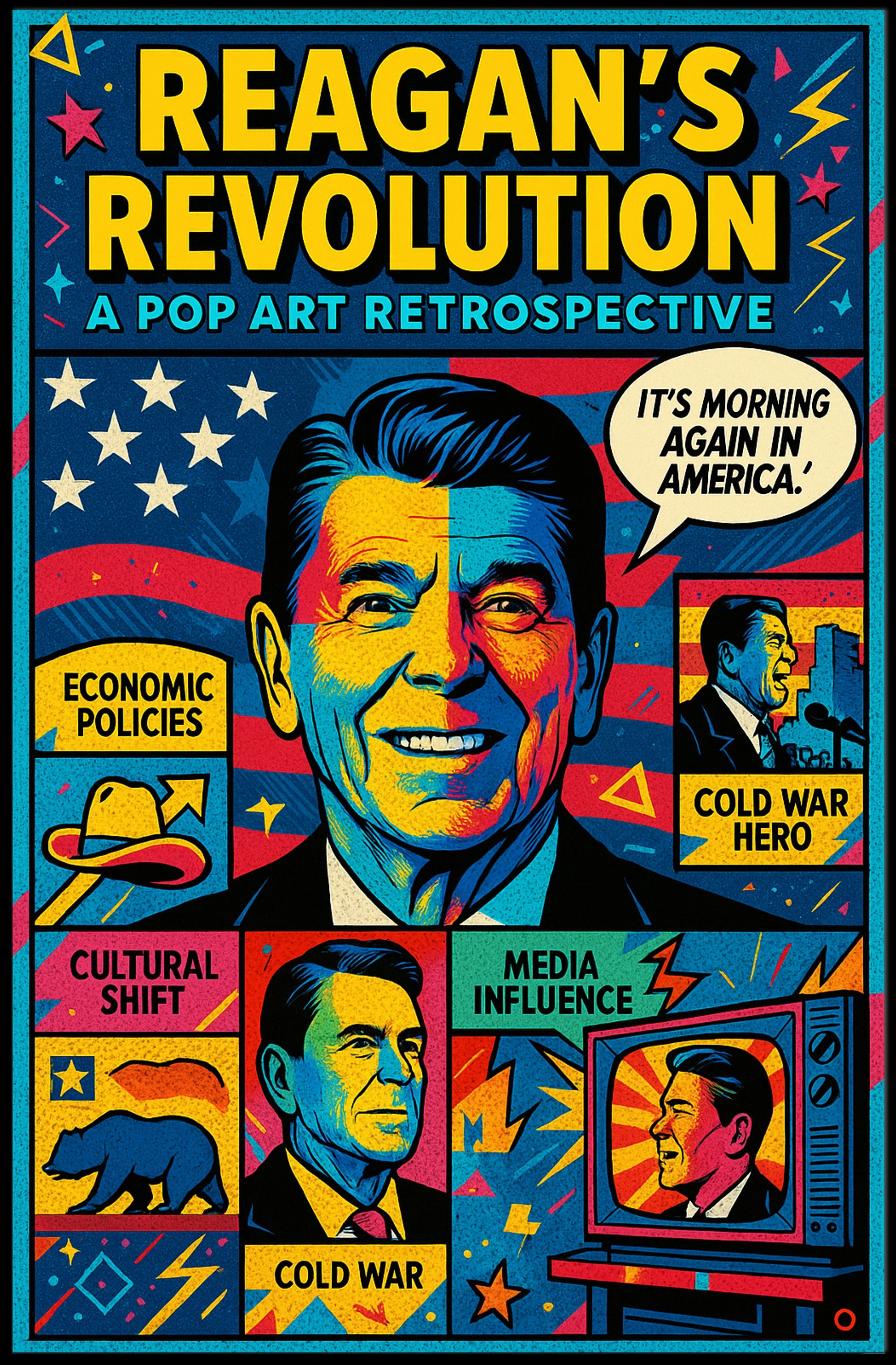 Reagan's Revolution Poster PosterGoat