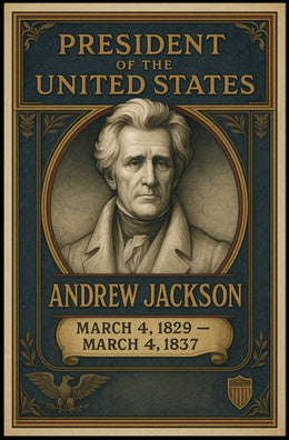 Andrew Jackson 7th President Poster