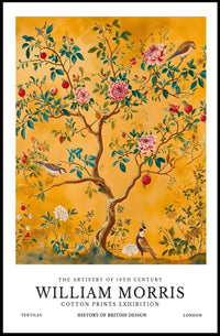 William Morris Vintage Cotton Prints Cultural Heritage Poster