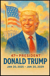 Donald Trump Visionary at the Helm Poster