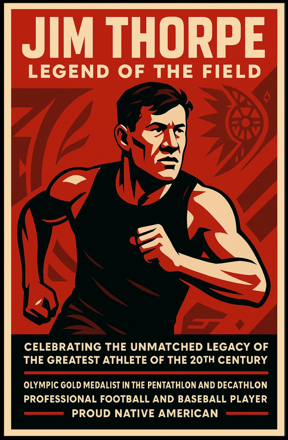 Jim Thorpe Legend of the Field Jim Thorpe Poster