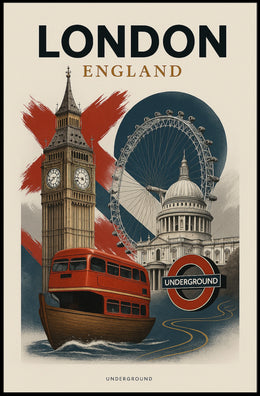 Discover London Poster
