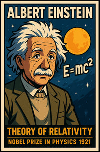 Albert Einstein Theory Of Relativity Poster
