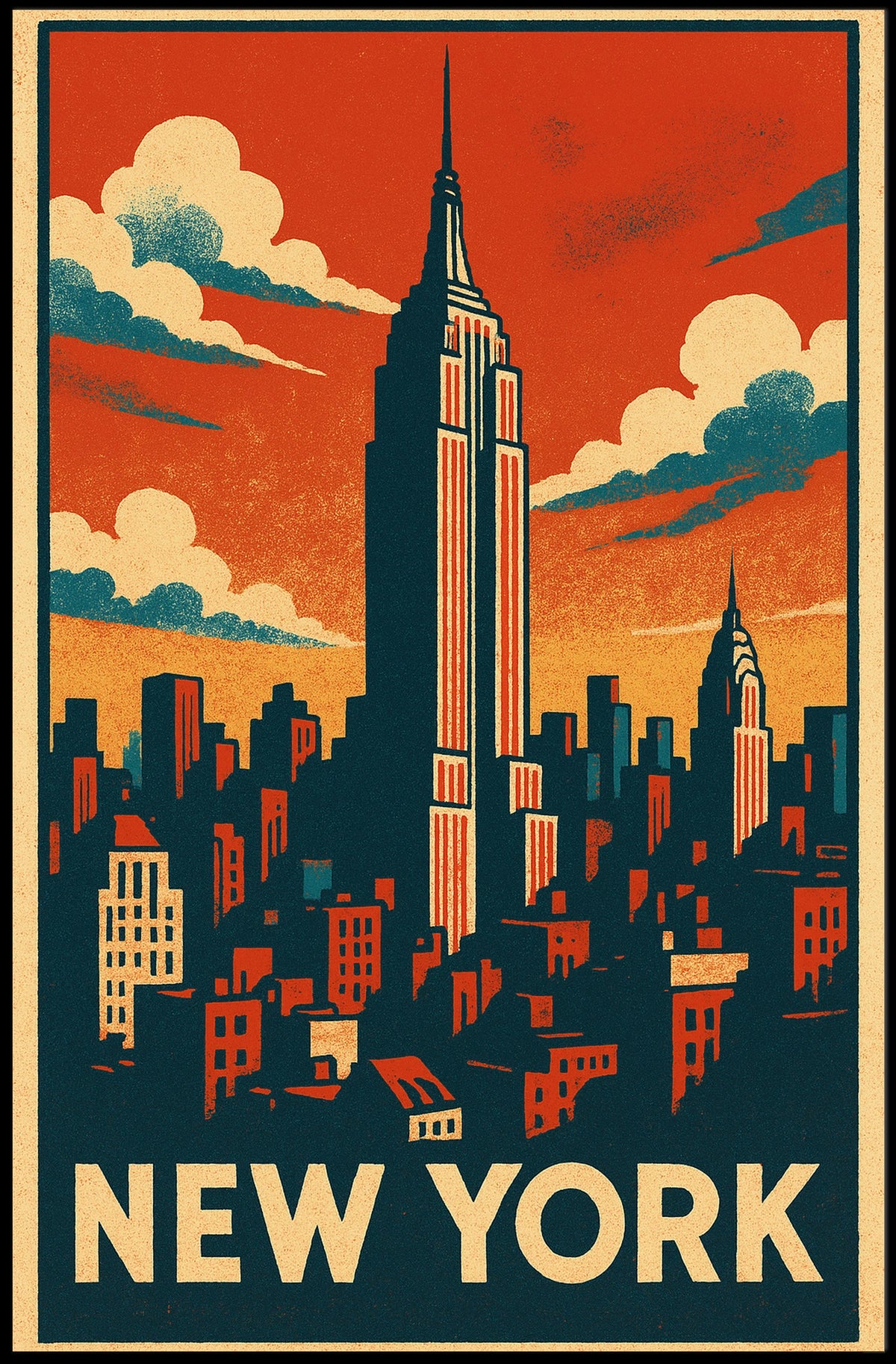 New York Skyline Poster