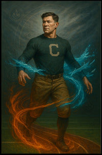Elemental Athlete Art Jim Thorpe Poster