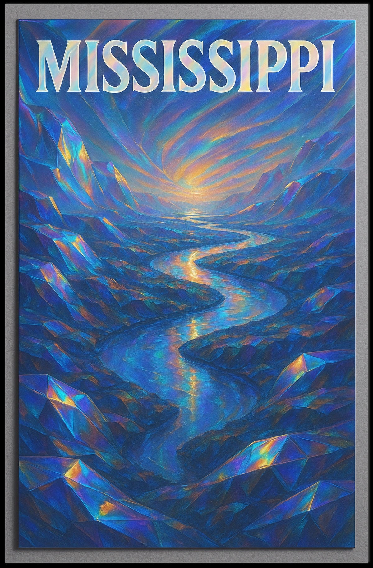 Mississippi River Dreamscape Poster