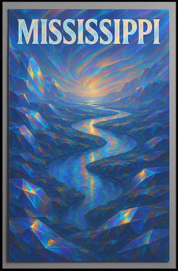 Mississippi River Dreamscape Poster