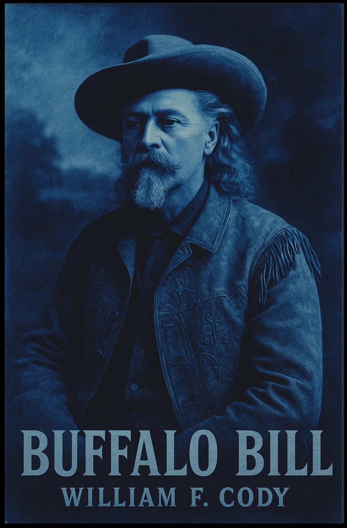 Buffalo Bill Western Heritage Art Print Cultural or Heritage Poster