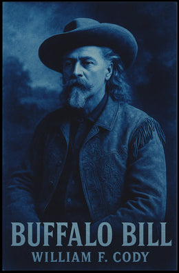 Buffalo Bill Western Heritage Art Print Cultural or Heritage Poster