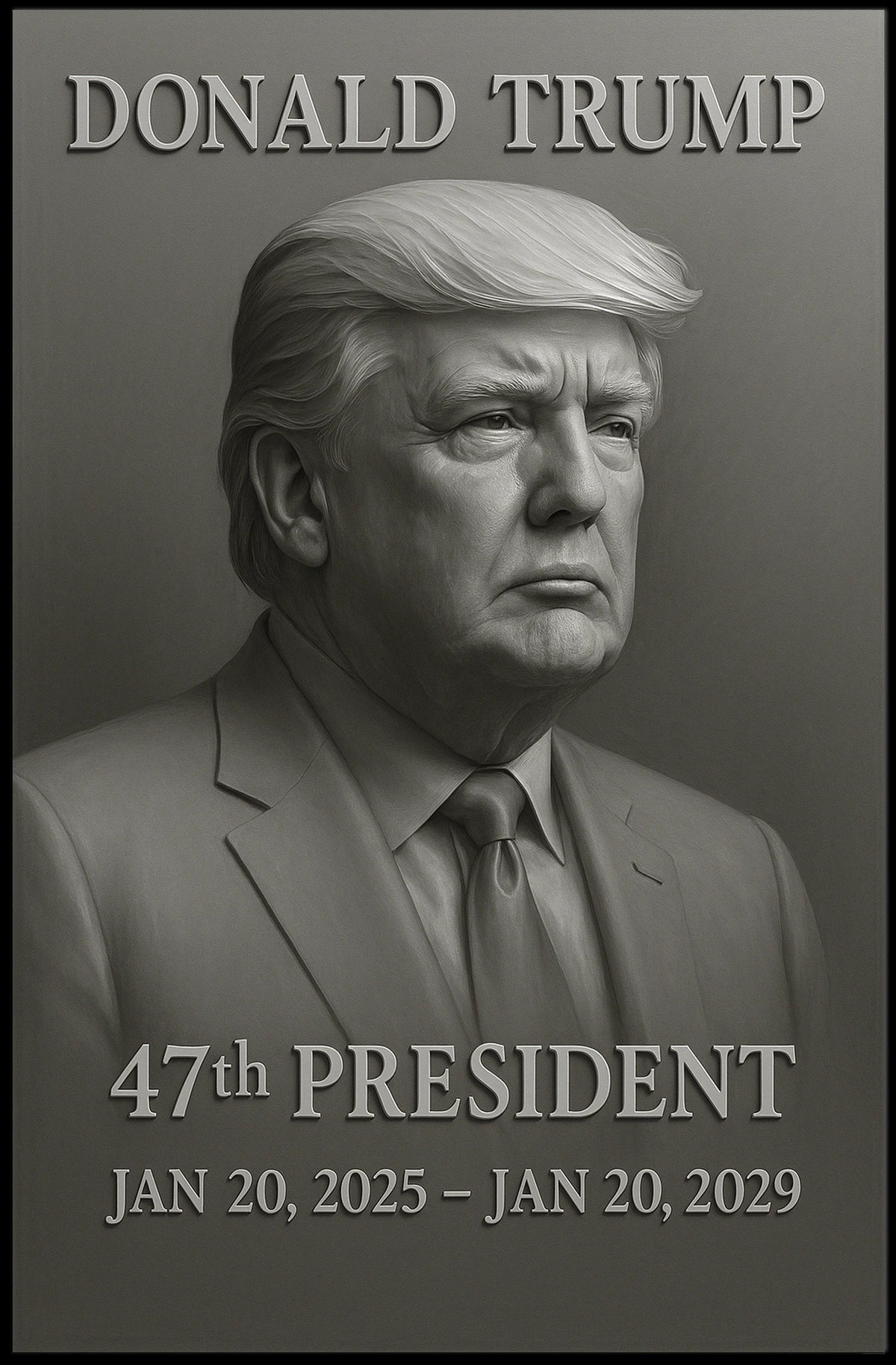 Donald Trump 47th President Poster