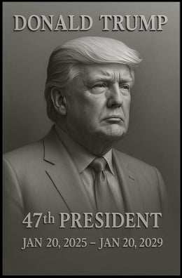 Donald Trump 47th President Poster