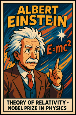 Albert Einstein Theory Of Relativity Poster