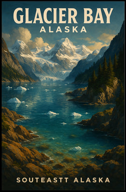 Glacier Bay, Alaska Poster