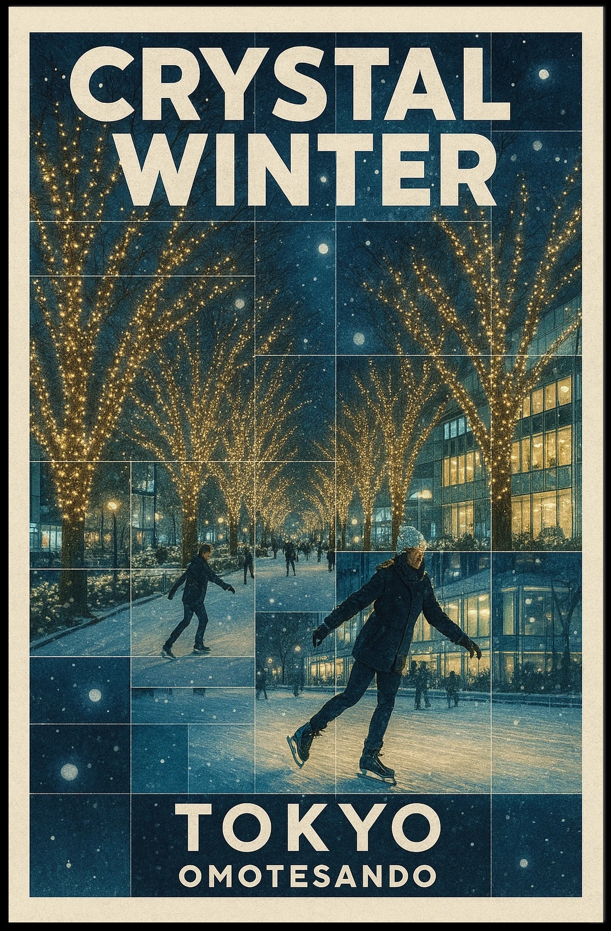 Crystal Winter In Omotesando Poster
