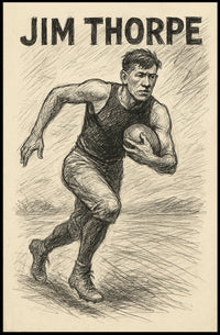 Jim Thorpe Athletic Legend Poster