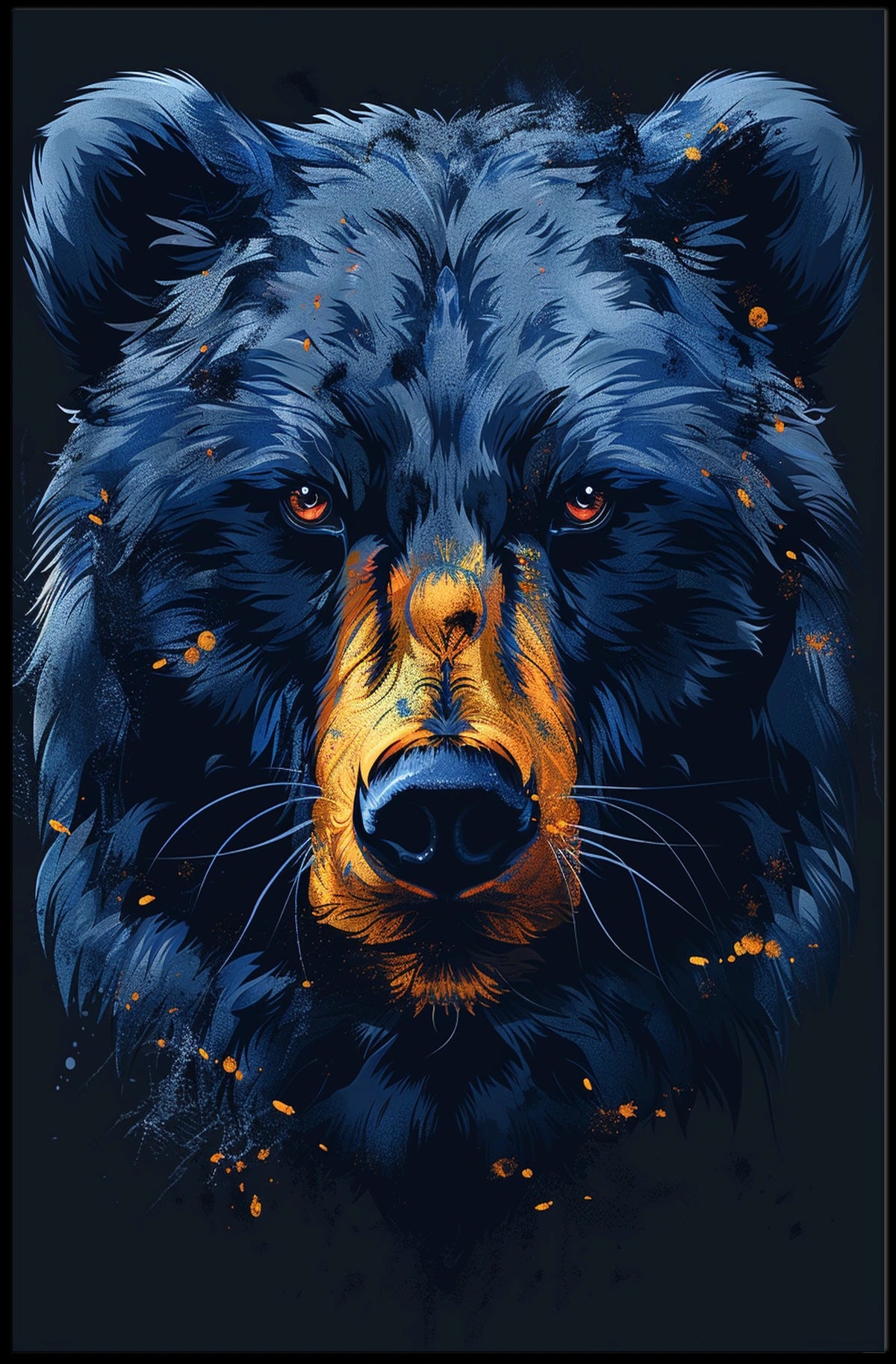 Majestic Bear Portrait Poster