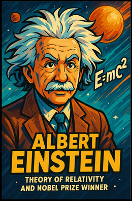Albert Einstein Theory Of Relativity Poster
