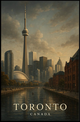 Toronto Skyline Poster
