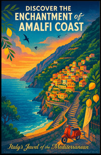 Discover the Enchantment of the Amalfi Coast Poster
