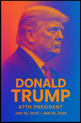 Trump Visionary Futurism Patriot Poster