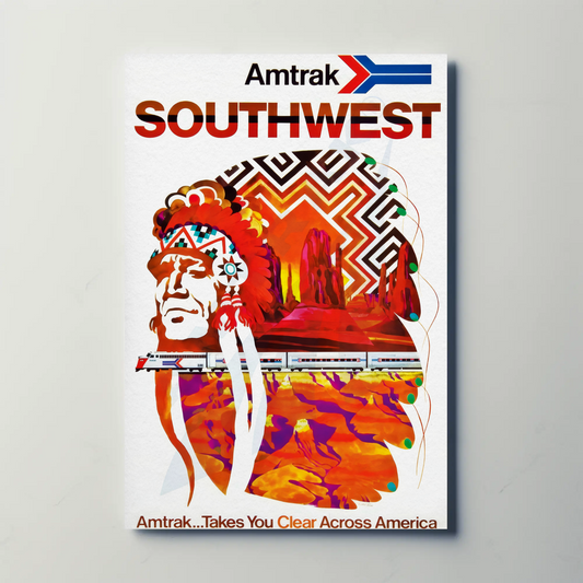 Amtrak Southwest Travel Poster