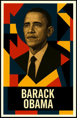Barack Obama 44th President of the United States Abstract Pop Poster