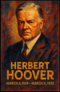Herbert Hoover Presidential Term Poster