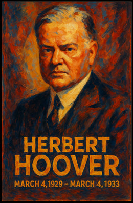 Herbert Hoover Presidential Term Poster