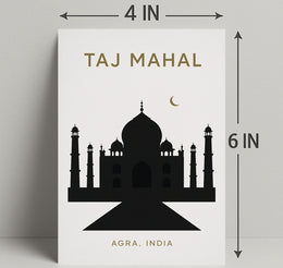 Taj Mahal Agra, India Poster PosterGoat