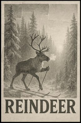 Reindeer Adventure Poster