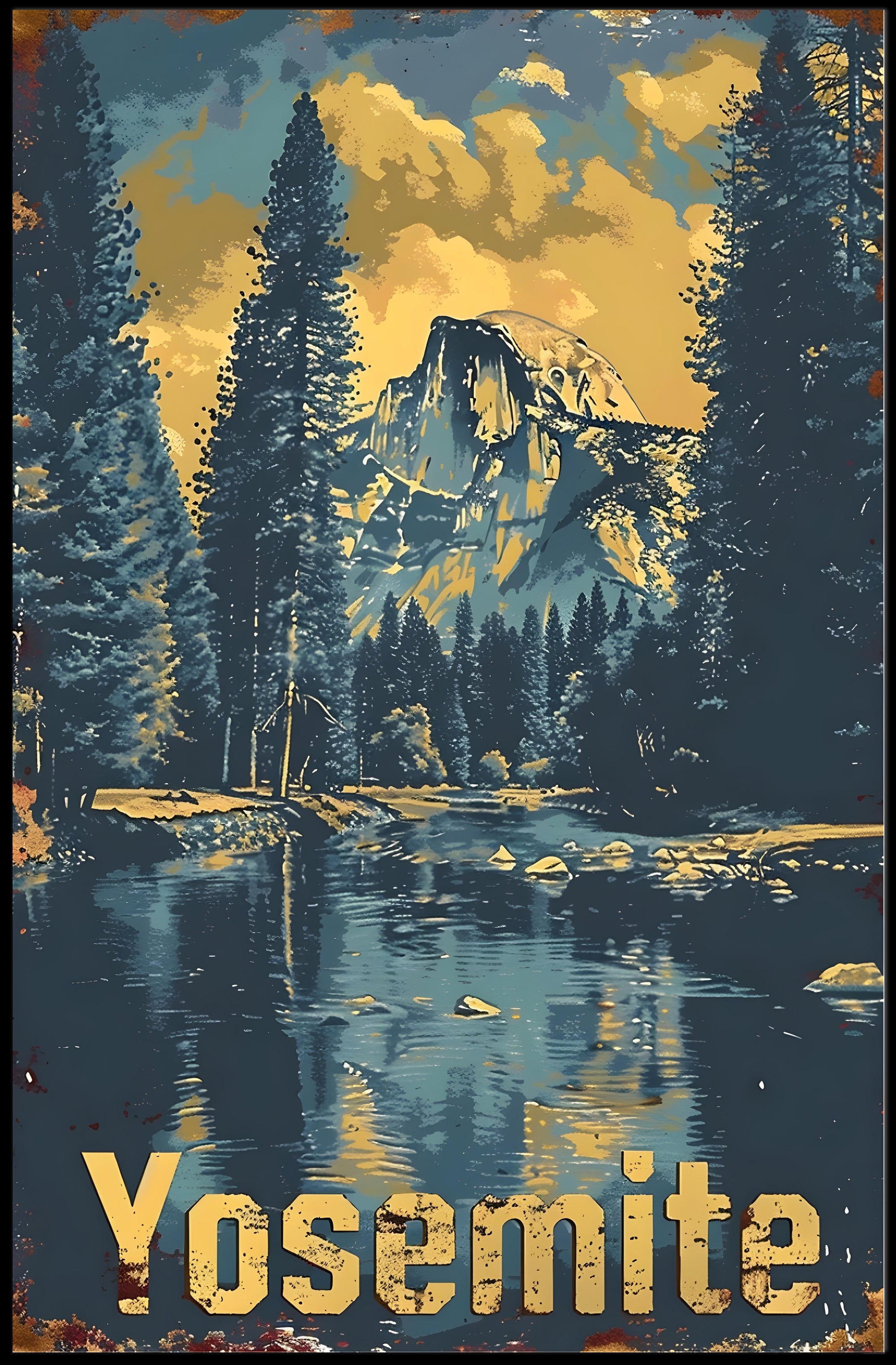 Scenic Yosemite Poster