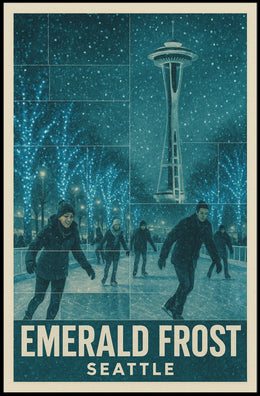 Emerald Frost Seattle Poster
