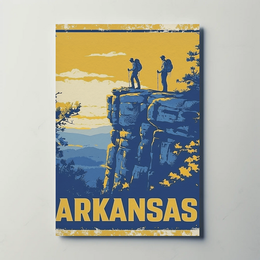 Arkansas Vintage Poster