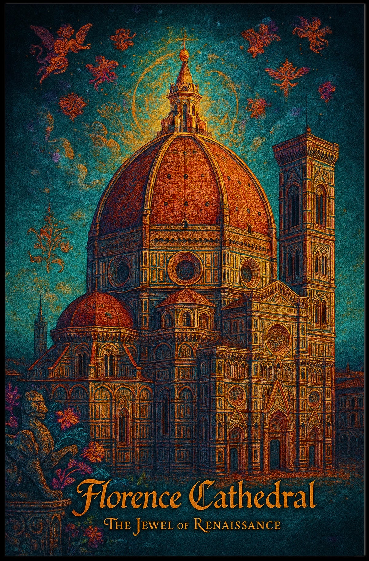 Florence Cathedral The Jewel of Renaissance Poster