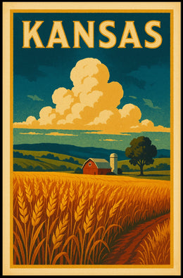 Kansas Countryside Poster