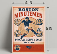 Boston Minutemen Soccer Team Poster PosterGoat