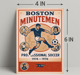 Boston Minutemen Soccer Team Poster PosterGoat