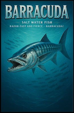 Barracuda Razor-Fast and Fierce Poster
