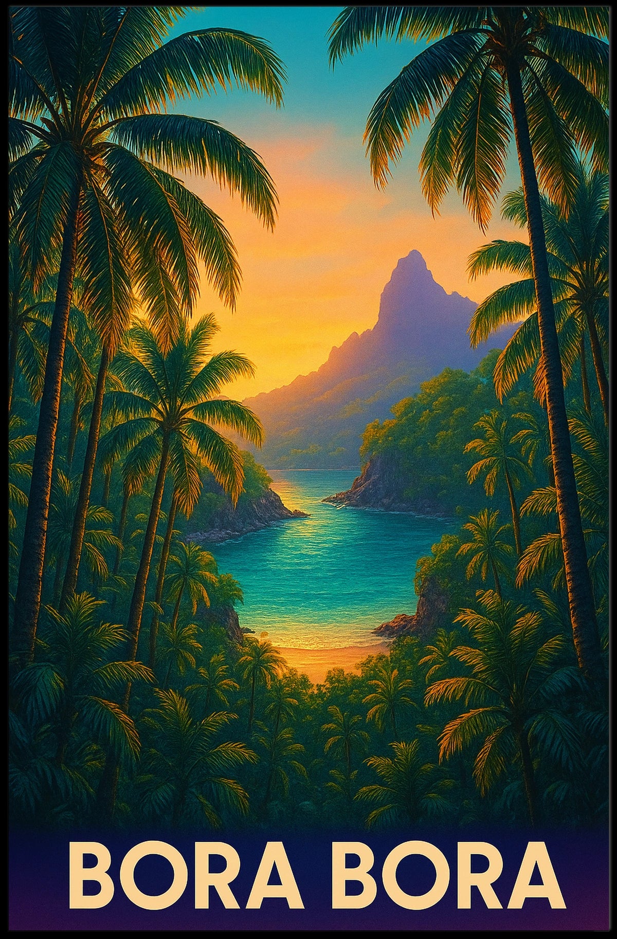 Bora Bora Paradise Poster