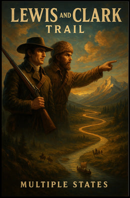 Lewis And Clark Trail Poster