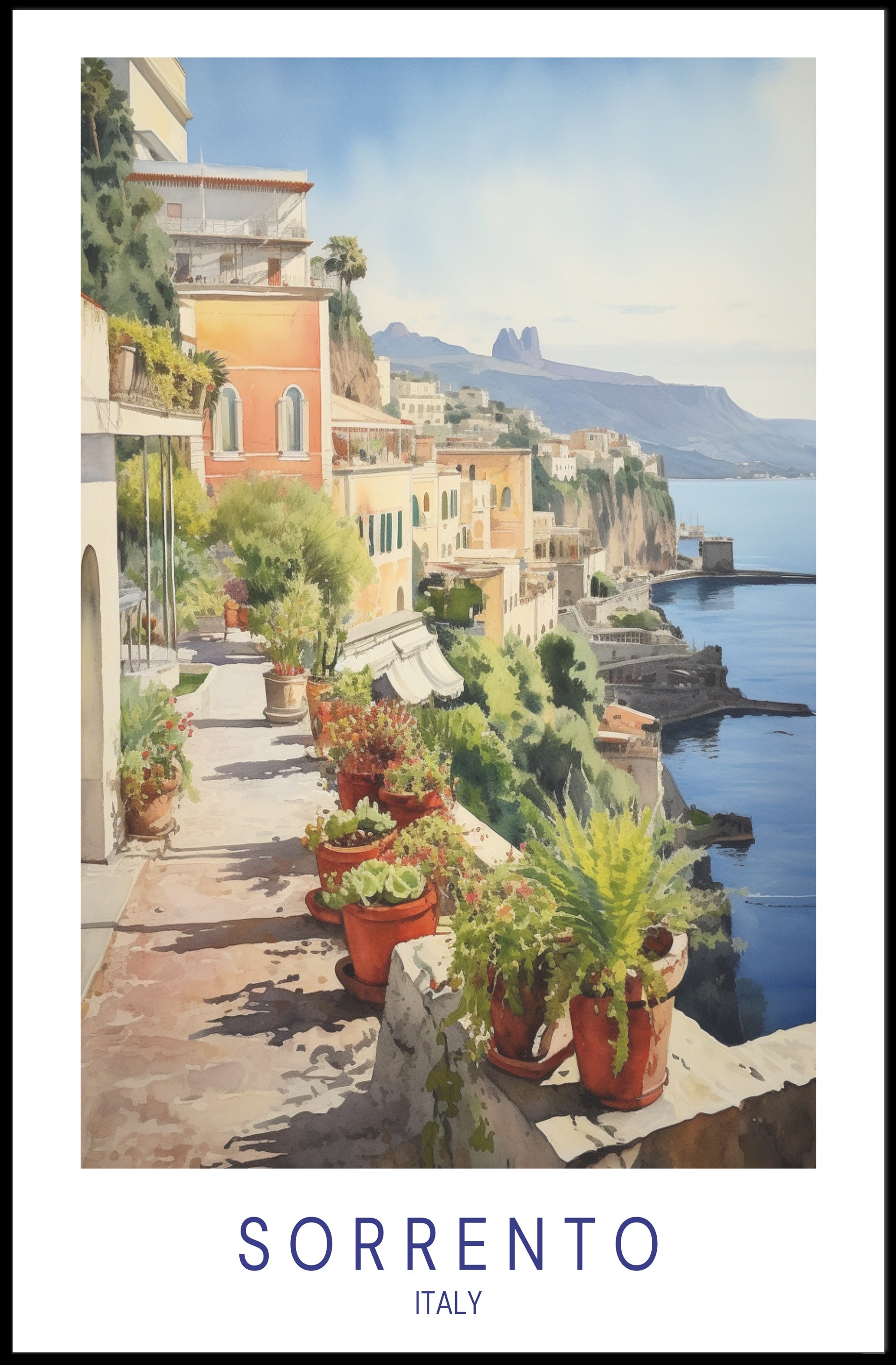 Sorrento, Italy Poster PosterGoat