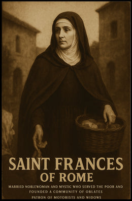 Saint Frances Of Rome Poster